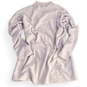 J. Jill Oversized 100% CASHMERE Sweater with Mandarin Collar sz Large